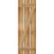 Ekena Millwork Spaced Board-n-Batten Shutters w/Z-Bar, Rough Sawn Western Red Cedar, 17 1/8W x 51H, PR RBS06Z17X051RWR - alternate 2